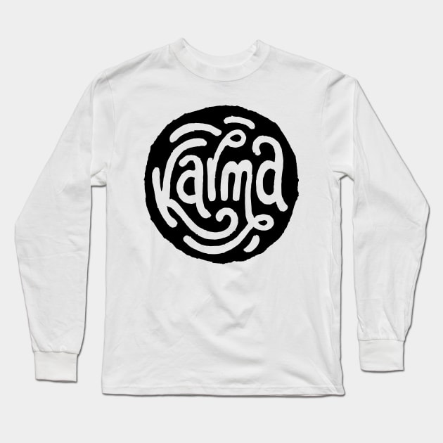 KARMA Long Sleeve T-Shirt by AbedAzarya